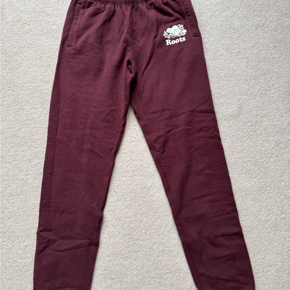 Roots Maroon Sweatpants